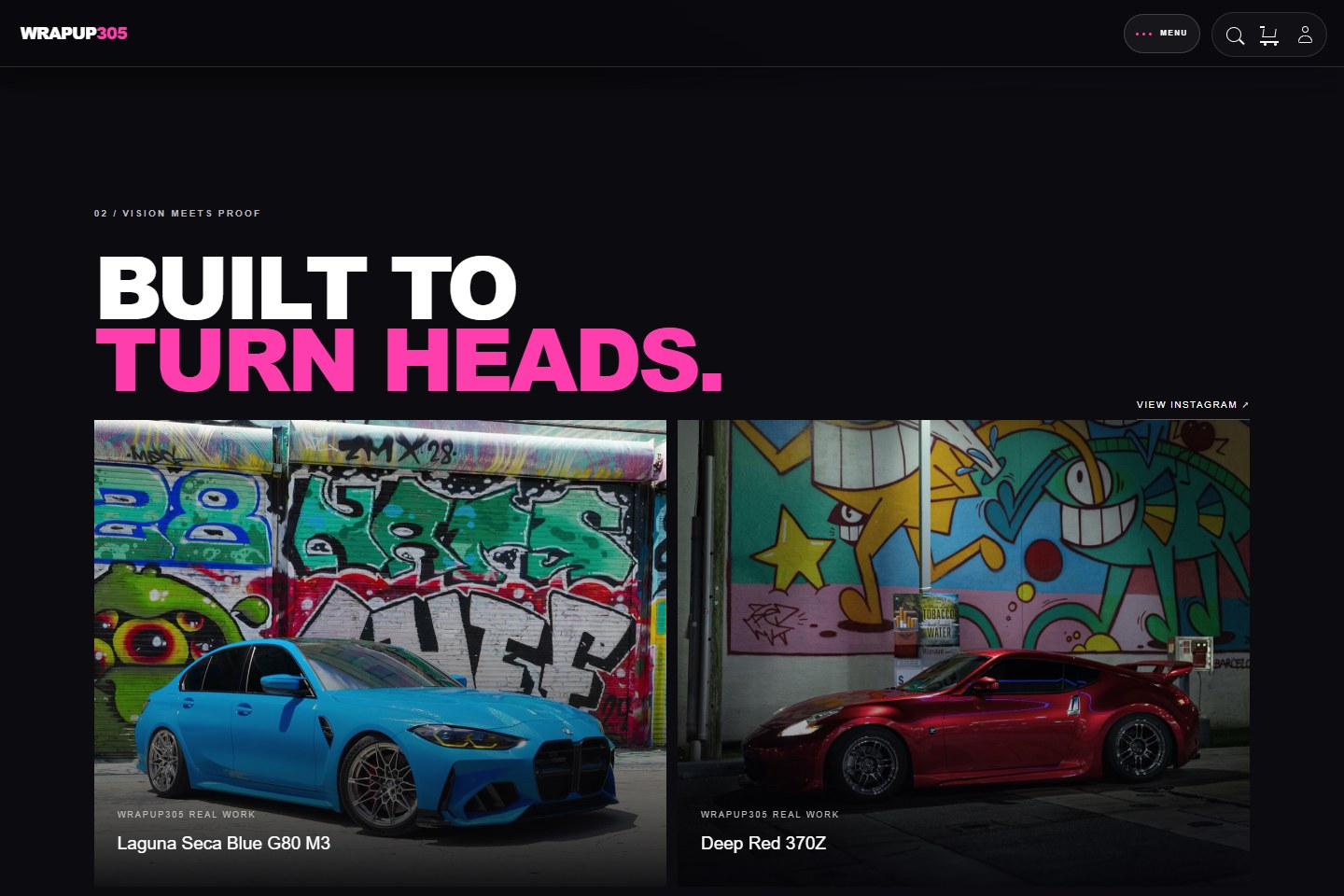 WrapUp305 custom website by Ascension Built